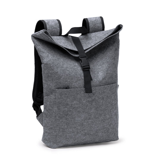 Zaino in Feltro Riciclato con Pattina e Chiusura a Moschettone 21 Litri STAMINA TAIPEI MO1805