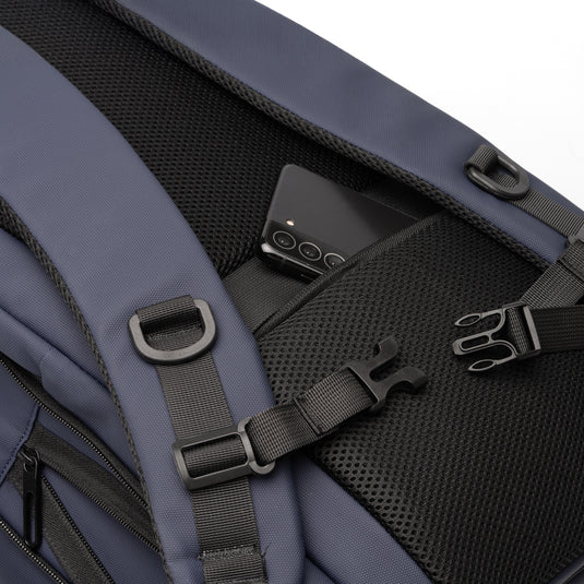 Zaino Viaggio in Pelle PU Porta PC 15" Espandibile da 21 a 30 Litri STAMINA OREGON MO1883