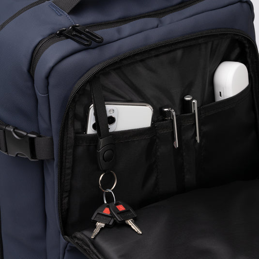 Zaino Viaggio in Pelle PU Porta PC 15" Espandibile da 21 a 30 Litri STAMINA OREGON MO1883