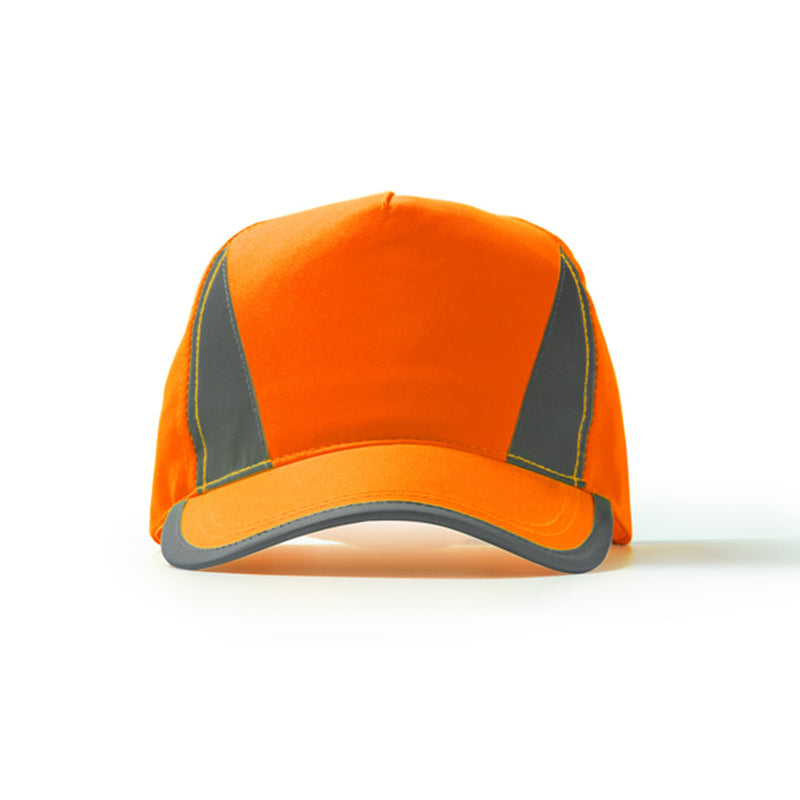 Carica immagine in Galleria Viewer, Roly Balder 7033 – Cappello Alta Visibilità con Bande Riflettenti e Regolabile con Velcro
