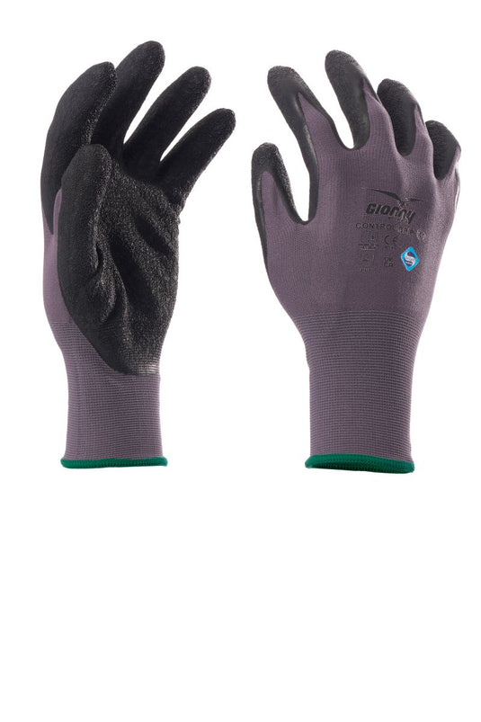 12 Paia Guanti Antiscivolo in Lattice Increspato Payper CONTROL GRIP