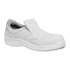 Scarpe Antinfortunistiche da Lavoro Uomo Donna Chef-Cuoco-Cucina-Gastronomia-Macellaio-Pasticcere-Panifici-Cameriere Alba&n W10 S2 bianco