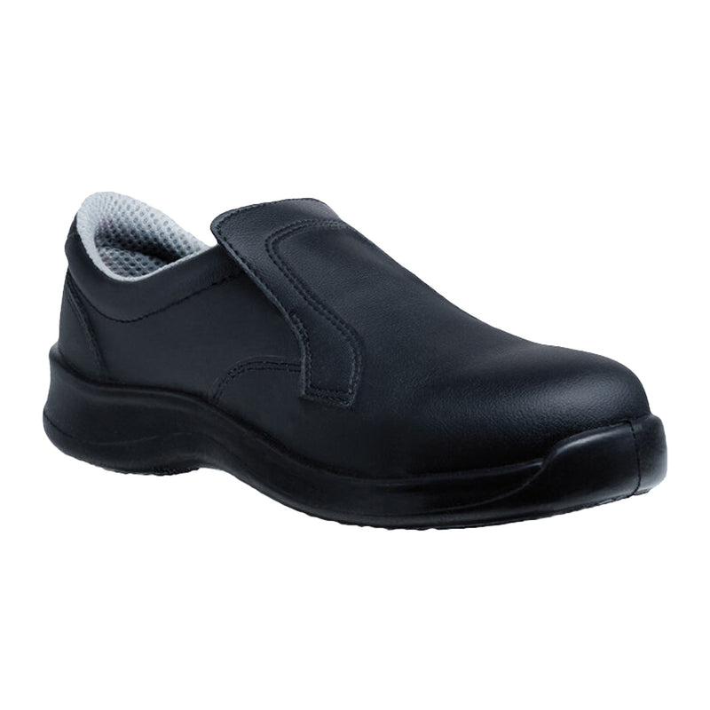 Carica immagine in Galleria Viewer, Scarpe Antinfortunistiche da Lavoro Uomo Donna Chef-Cuoco-Cucina-Gastronomia-Cameriere Alba&amp;n W10 S2 nero
