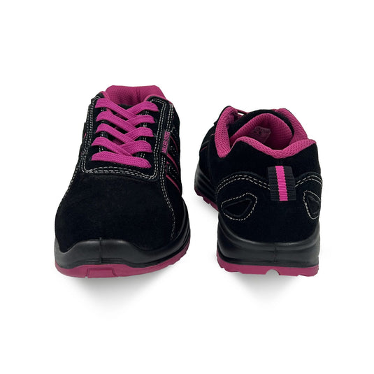 Scarpe Antinfortunistiche Donna da Lavoro Leggere Miller Steel S1P SRC Basse – Nero