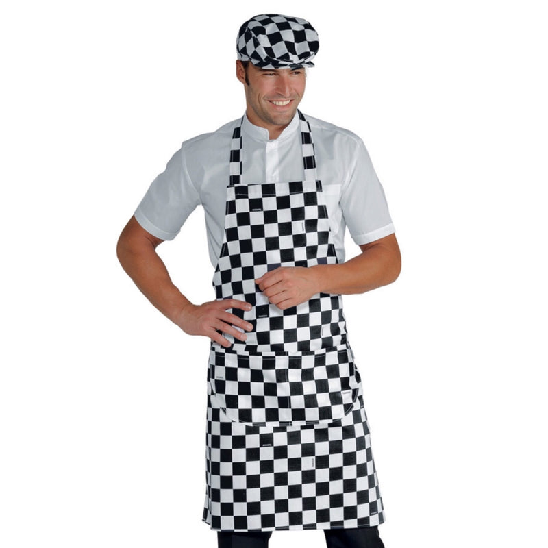 Carica immagine in Galleria Viewer, Grembiule Pettorina Isacco con Tasca Arrotondata – Unisex, Regolabile
