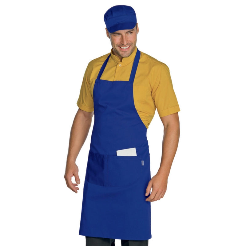 Carica immagine in Galleria Viewer, Grembiule Pettorina Isacco con Tasca Arrotondata – Unisex, Regolabile
