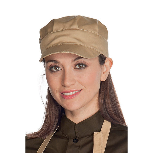 Cappello Unisex Isacco Sam – Regolabile con Velcro, Bar, Chef, Ristorazione, Pizzeria, Panificio Professionale