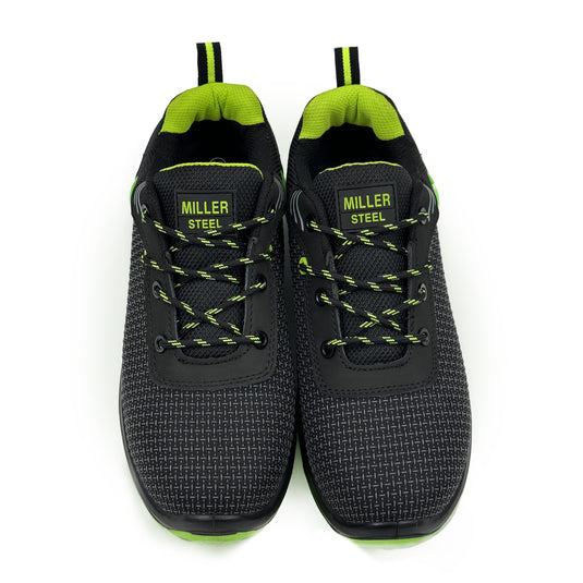 Scarpe Antinfortunistiche Basse Leggere Miller Steel S1P SRC – Nero Uomo