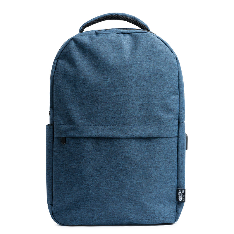 Carica immagine in Galleria Viewer, Zaino Mélange in RPET con USB Integrata 15 Litri STAMINA GREGOR MO7139
