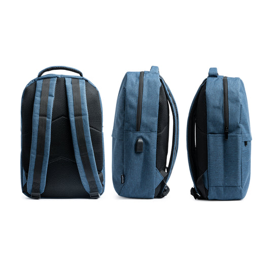 Zaino Mélange in RPET con USB Integrata 15 Litri STAMINA GREGOR MO7139
