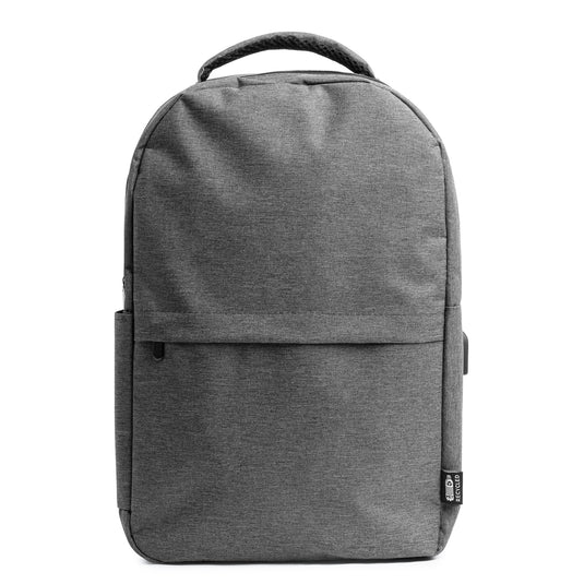 Zaino Mélange in RPET con USB Integrata 15 Litri STAMINA GREGOR MO7139