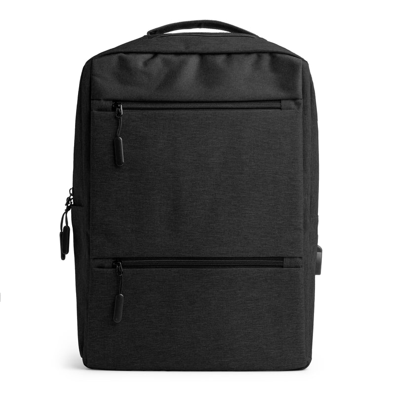 Carica immagine in Galleria Viewer, Zaino Oxford con USB Integrata e Doppia Tasca Frontale 18 Litri STAMINA NARVIK MO7177
