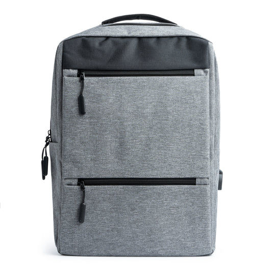 Zaino Oxford con USB Integrata e Doppia Tasca Frontale 18 Litri STAMINA NARVIK MO7177