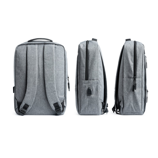 Zaino Oxford con USB Integrata e Doppia Tasca Frontale 18 Litri STAMINA NARVIK MO7177