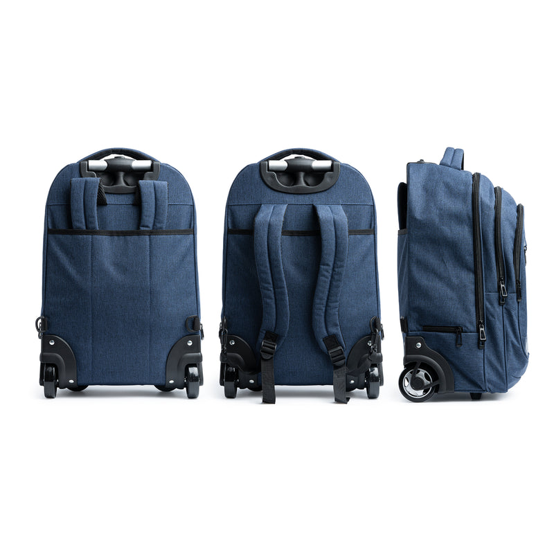 Carica immagine in Galleria Viewer, Zaino Trolley con Ruote Mélange Porta PC 15" STAMINA GARNES MO7178
