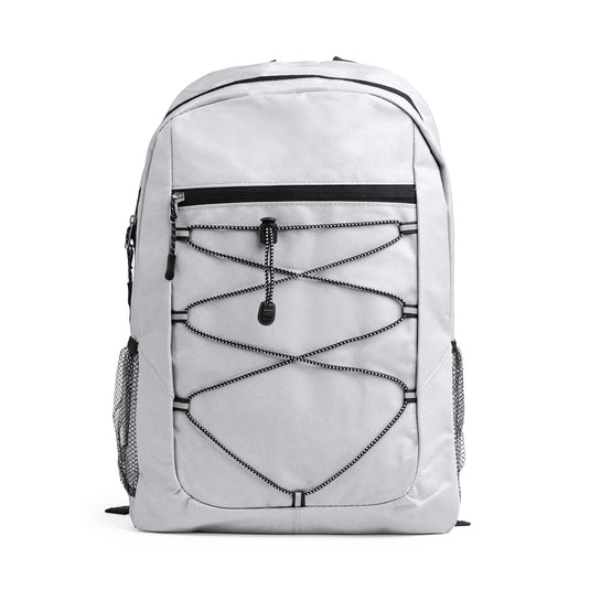 Zaino Sportivo con Cordino Elastico Frontale e Tasche in Rete 18 Litri STAMINA MISURI MO7181