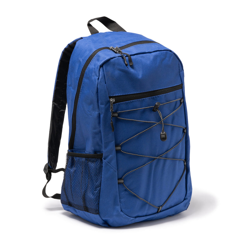 Carica immagine in Galleria Viewer, Zaino Sportivo con Cordino Elastico Frontale e Tasche in Rete 18 Litri STAMINA MISURI MO7181
