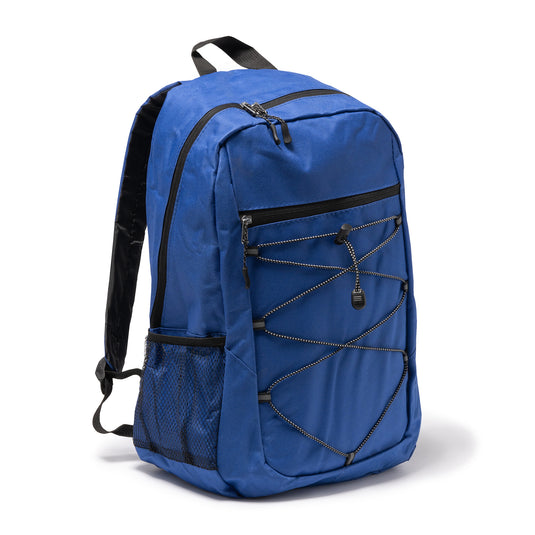 Zaino Sportivo con Cordino Elastico Frontale e Tasche in Rete 18 Litri STAMINA MISURI MO7181
