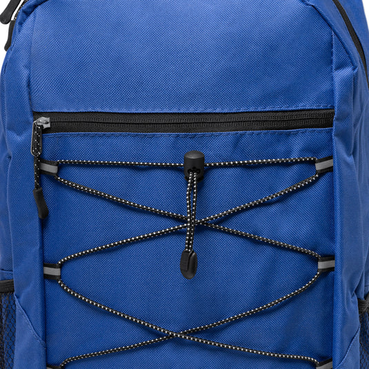 Zaino Sportivo con Cordino Elastico Frontale e Tasche in Rete 18 Litri STAMINA MISURI MO7181