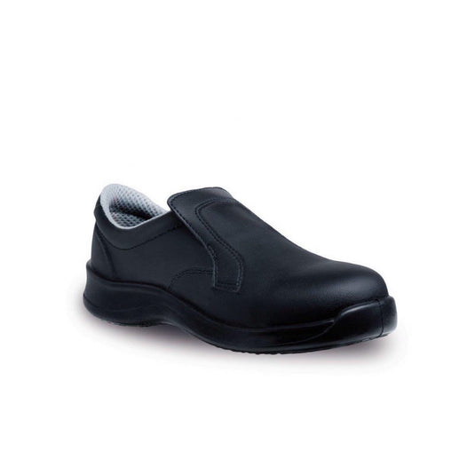 Scarpe Antinfortunistiche da Lavoro Uomo Donna Chef-Cuoco-Cucina-Gastronomia-Cameriere Alba&n W10 S2 nero