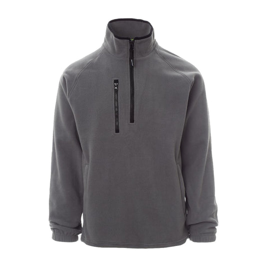 Felpa in Pile con Mezza Zip e Tasche Uomo Donna da lavoro Invernale Payper Dolomiti+