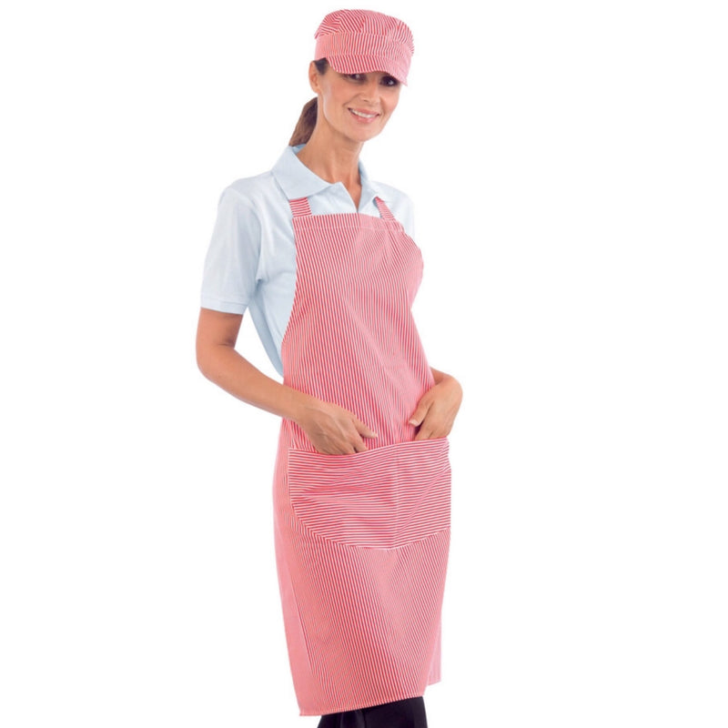 Carica immagine in Galleria Viewer, Grembiule Pettorina Isacco con Tasca Arrotondata – Unisex, Regolabile
