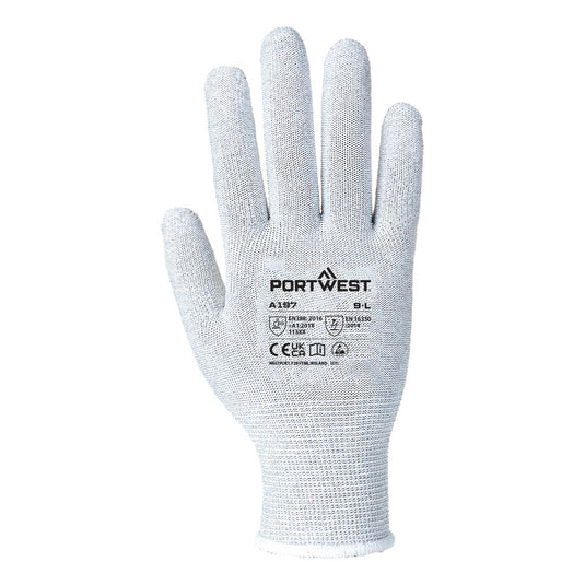 Guanti ESD Antistatici Portwest A197 Touchscreen – Confezione da 12 Paia