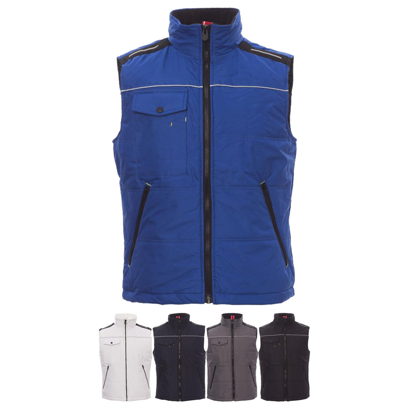Carica immagine in Galleria Viewer, Gilet Unisex Imbottito Impermeabile Multitasche con Piping Reflex Payper Airspace 2.0
