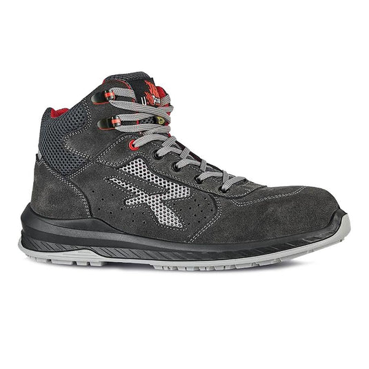 Scarpe antinfortunistiche alte leggere traspiranti metal free S1PS U-Power Alicante