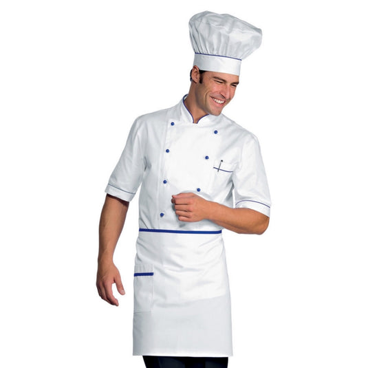 Giacca Cuoco Unisex Mezza Manica Isacco Alicante