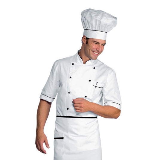 Giacca Cuoco Unisex Mezza Manica Isacco Alicante