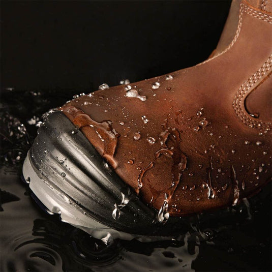 Stivali da Lavoro Antinfortunistici S3 Imbottiti Invernali Impermeabili in Pelle – Uomo Donna | Alba&n CF121SLK Marrone