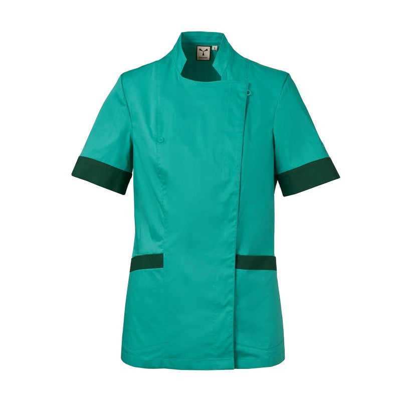 Carica immagine in Galleria Viewer, Casacca Sanitaria Donna Stretch Collo Coreano Personalizzabile Payper Amber Lady
