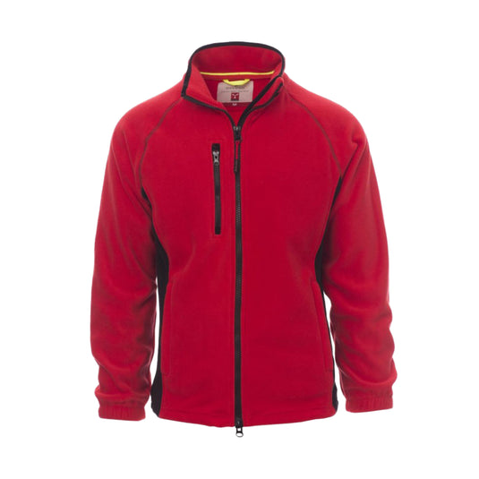 Felpa in Pile Bicolore da Uomo Invernale con Zip Intera Tasche Payper Aspen+