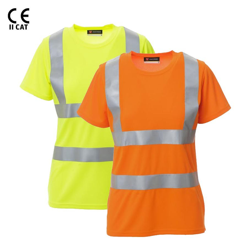 Carica immagine in Galleria Viewer, T-Shirt Donna Alta Visibilità Dry-Tech Payper Avenue Lady
