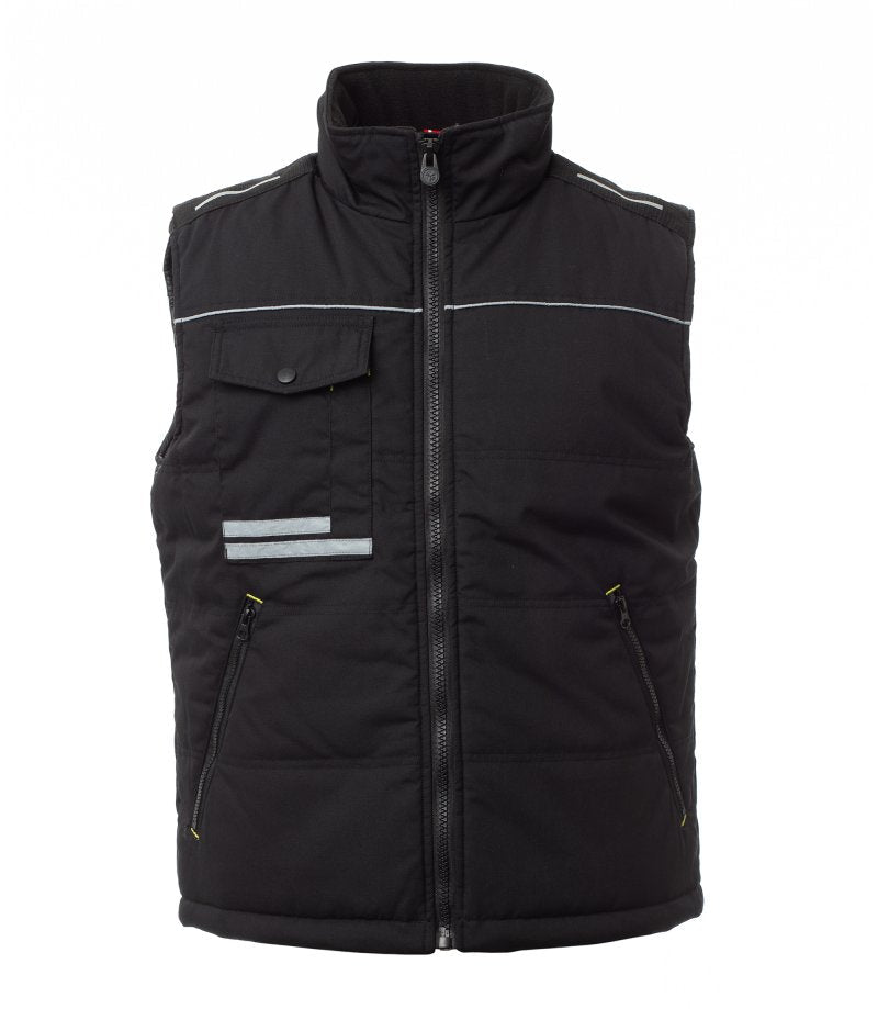 Carica immagine in Galleria Viewer, Gilet Uomo Imbottito Multitasche Techno Cotton con Bande Riflettenti Payper Azua 2.0
