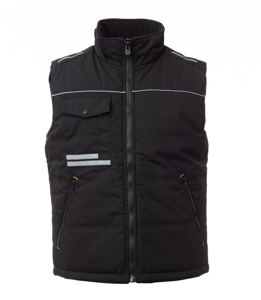 Gilet Uomo Imbottito Multitasche Techno Cotton con Bande Riflettenti Payper Azua 2.0