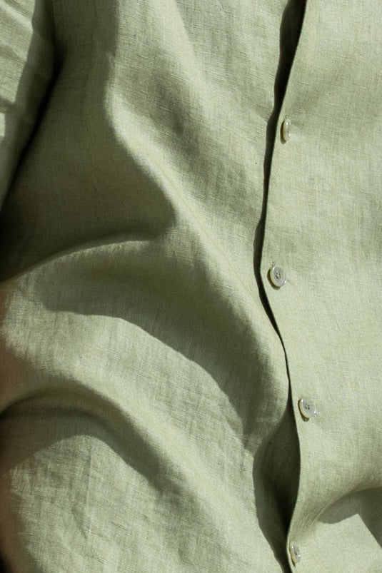 Camicia Uomo in Lino Manica Corta 100% Puro Lino Payper Bahia
