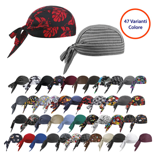 Bandana da Cuoco Egochef Unisex in Cotone Regolabile