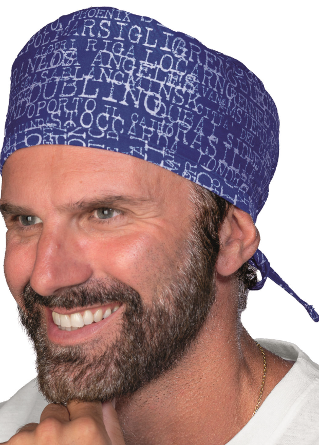 Carica immagine in Galleria Viewer, Bandana Havana Unisex Isacco 100% Cotone per Sanità e Ristorazione
