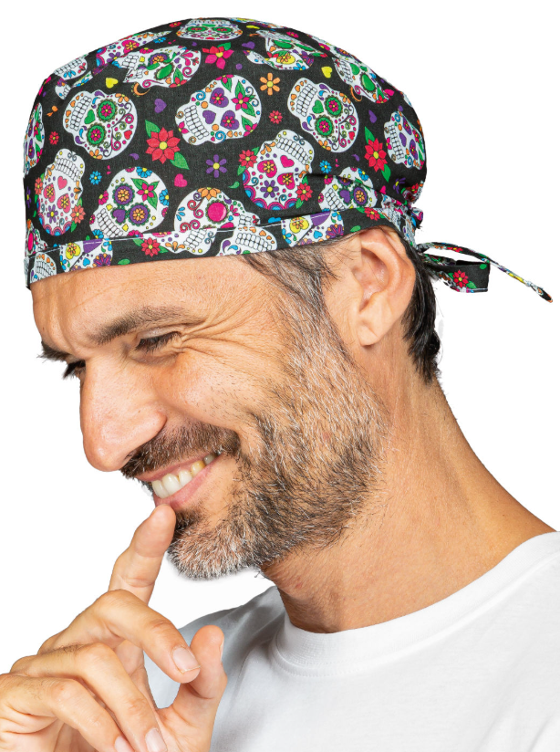 Carica immagine in Galleria Viewer, Bandana Havana Unisex Isacco 100% Cotone per Sanità e Ristorazione
