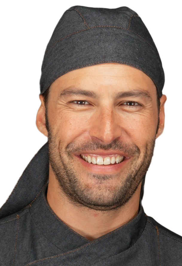Carica immagine in Galleria Viewer, Bandana Unisex Isacco Regolabile con Lacci per Cucina e Ristorazione

