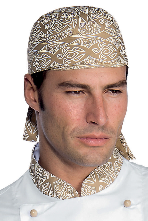 Carica immagine in Galleria Viewer, Bandana Unisex Isacco Regolabile con Lacci per Cucina e Ristorazione
