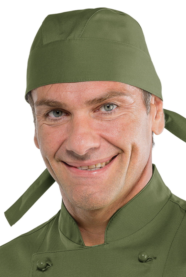 Carica immagine in Galleria Viewer, Bandana Unisex Isacco Regolabile con Lacci per Cucina e Ristorazione
