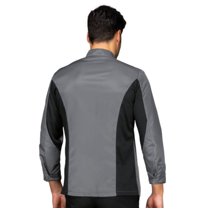 Carica immagine in Galleria Viewer, Giacca Cuoco Unisex Manica Lunga Isacco Belfast Slim Professionale
