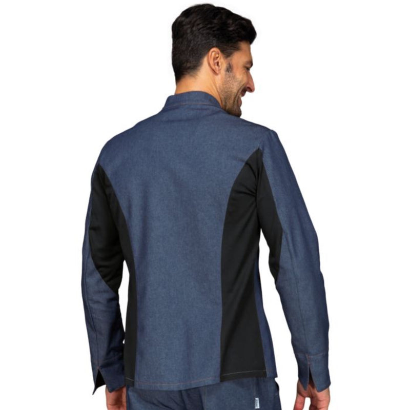 Carica immagine in Galleria Viewer, Giacca Cuoco Unisex Manica Lunga Isacco Belfast Slim Professionale
