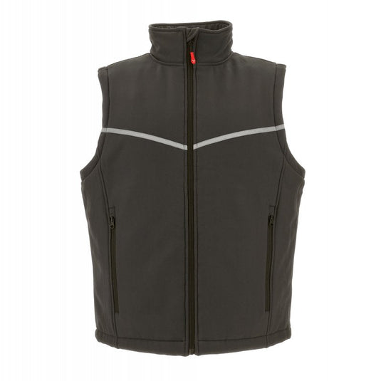 Gilet Softshell Imbottito con Bande Riflettenti Payper Belfast Vest 2WB Wad