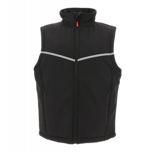 Gilet Softshell Imbottito con Bande Riflettenti Payper Belfast Vest 2WB Wad