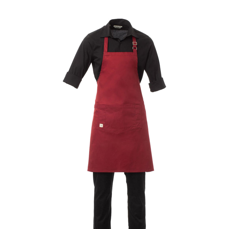 Carica immagine in Galleria Viewer, Grembiule unisex con pettorina regolabile tasca centrale Taglia Unica Personalizzabile Payper Bistrot
