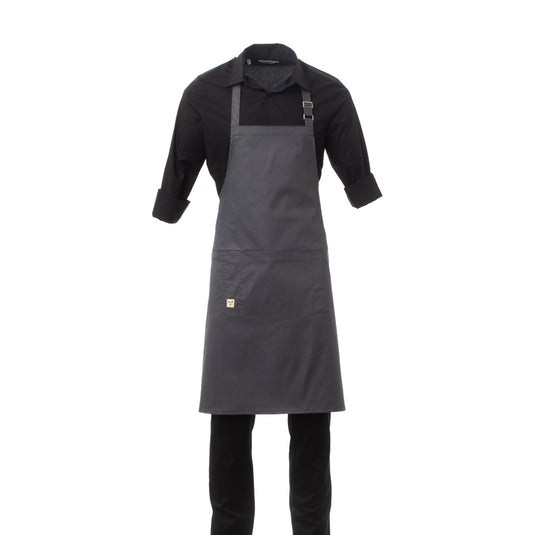 Grembiule unisex con pettorina regolabile tasca centrale Taglia Unica Personalizzabile Payper Bistrot